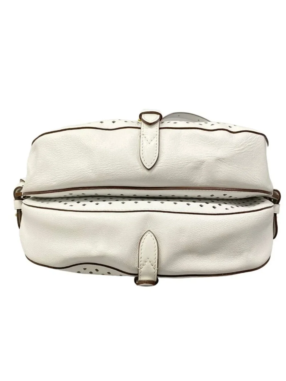 Louis Vuitton Shoulder Bag Cruise Collection Perforet Flore Saumur Blanc